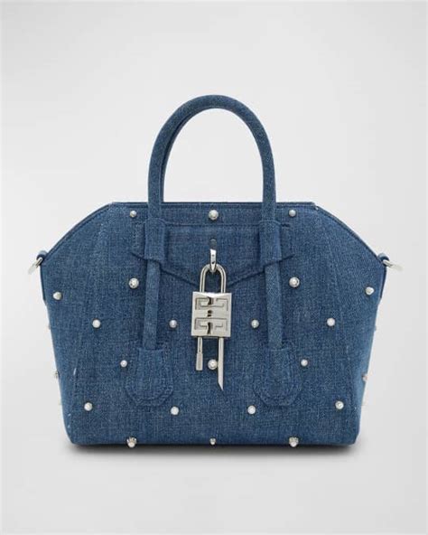 givenchy antigona mini off white|givenchy mini antigona lock denim tote bag.